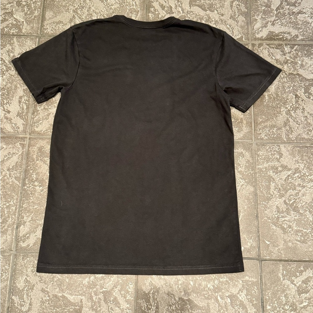QUICKSILVER Men's T-shirt Short Sleeve Crew Neck Surf Medium Black 100% Cotton - Picture 3 of 4